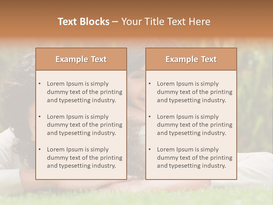 Mother Person Caucasian PowerPoint Template