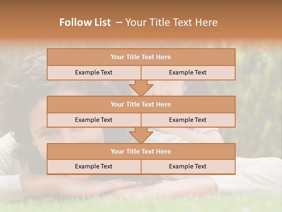 Mother Person Caucasian PowerPoint Template