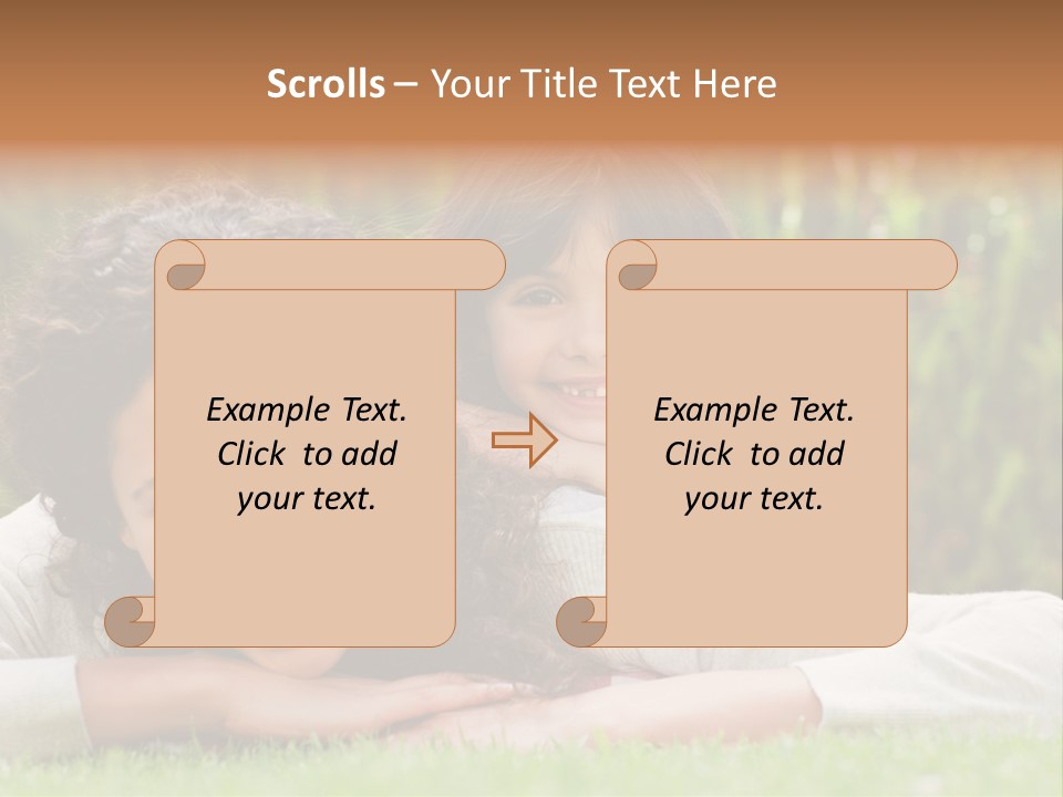 Mother Person Caucasian PowerPoint Template