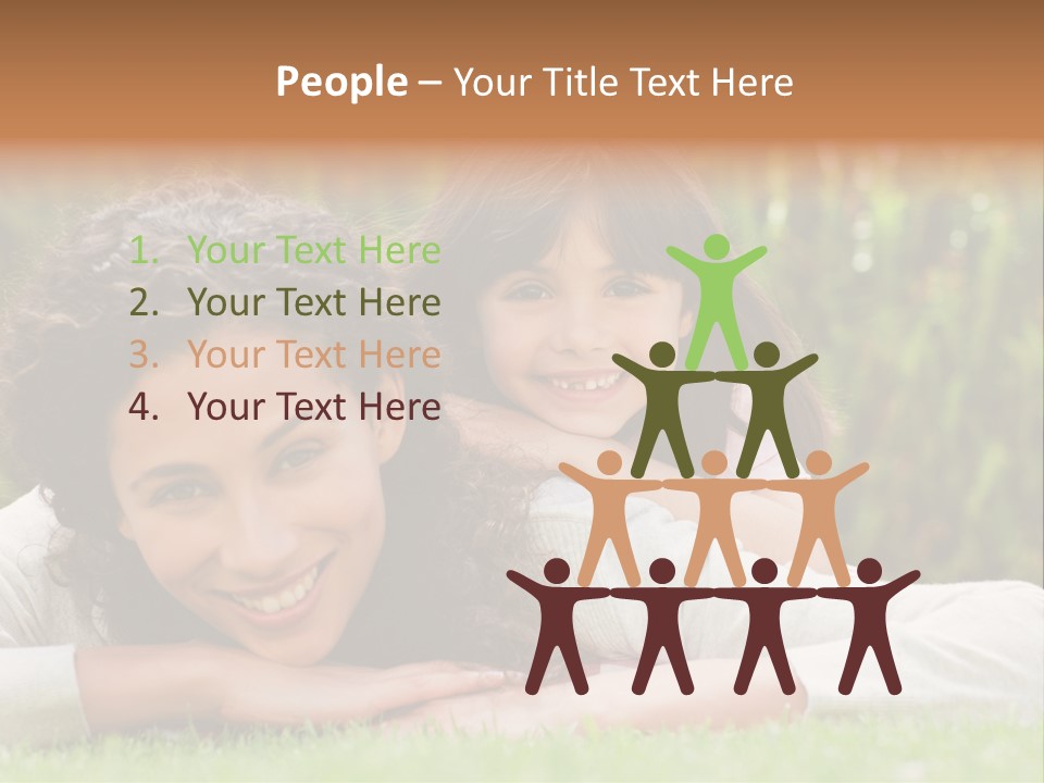Mother Person Caucasian PowerPoint Template