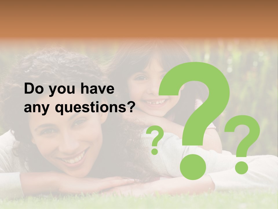 Mother Person Caucasian PowerPoint Template