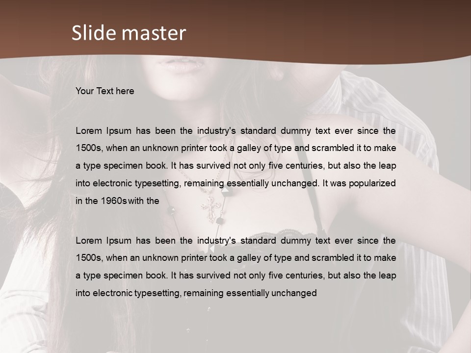 Fashionable Vogue  PowerPoint Template