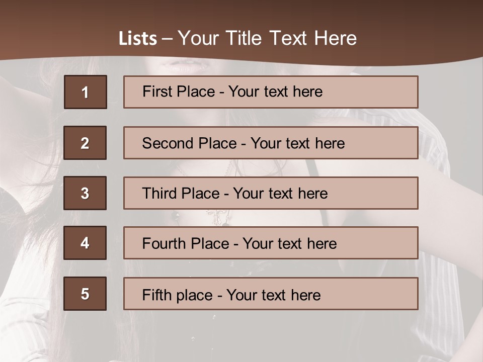 Fashionable Vogue  PowerPoint Template