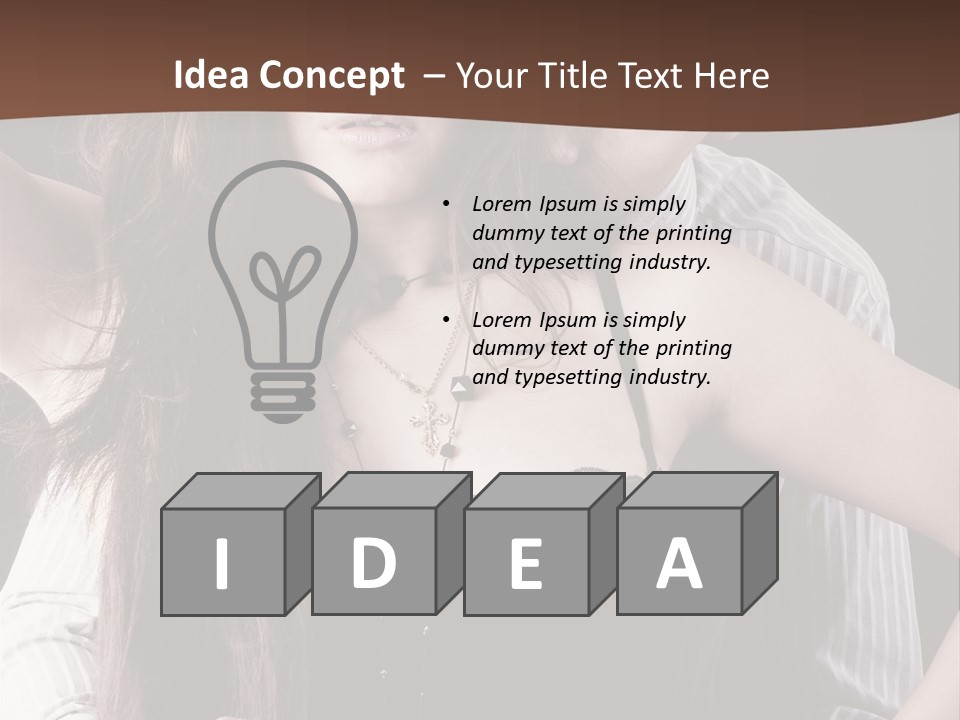 Fashionable Vogue  PowerPoint Template