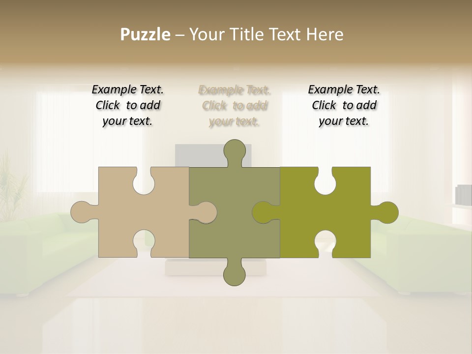 Interior Green Expensive PowerPoint Template