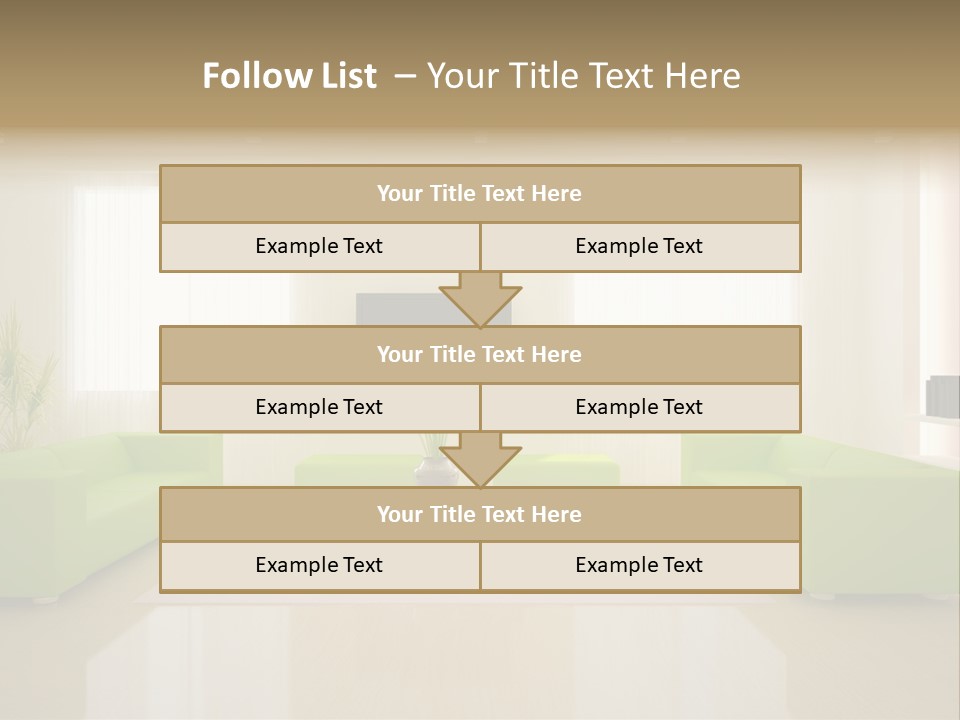Interior Green Expensive PowerPoint Template