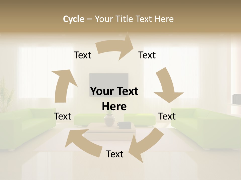 Interior Green Expensive PowerPoint Template