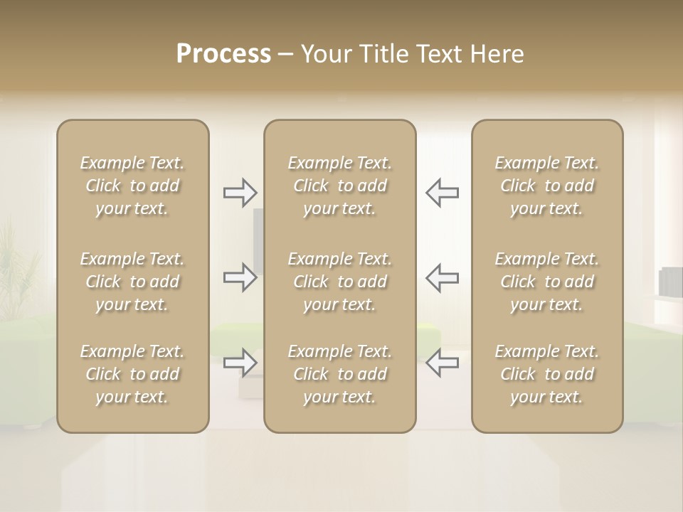 Interior Green Expensive PowerPoint Template