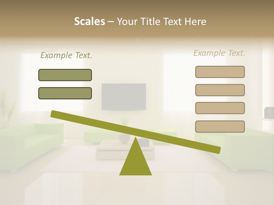 Interior Green Expensive PowerPoint Template