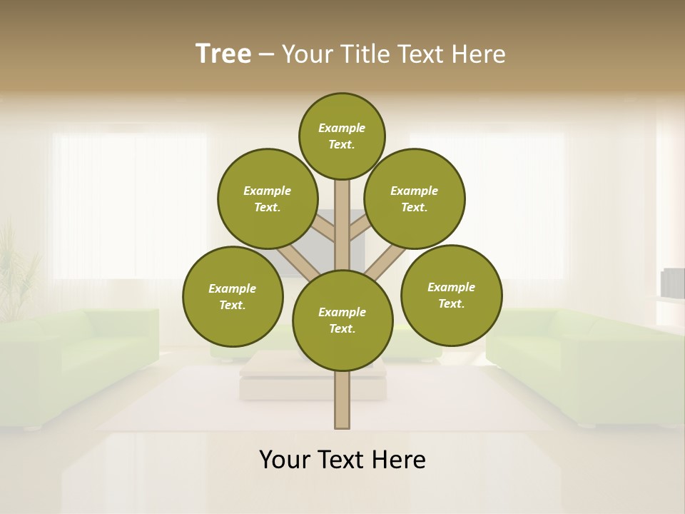 Interior Green Expensive PowerPoint Template