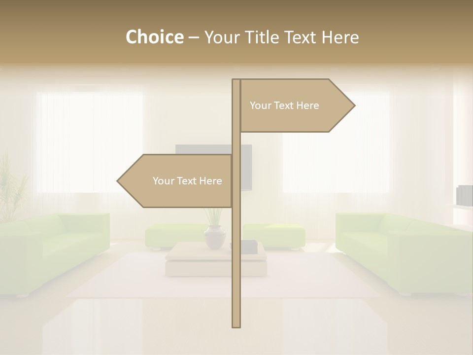 Interior Green Expensive PowerPoint Template