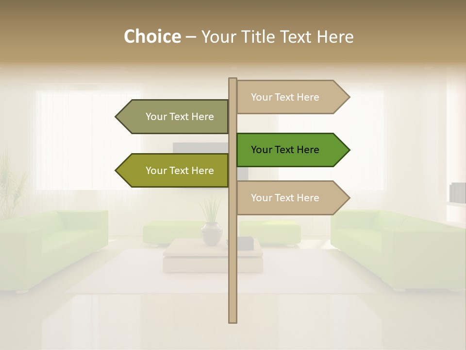 Interior Green Expensive PowerPoint Template