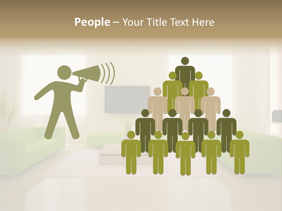 Interior Green Expensive PowerPoint Template