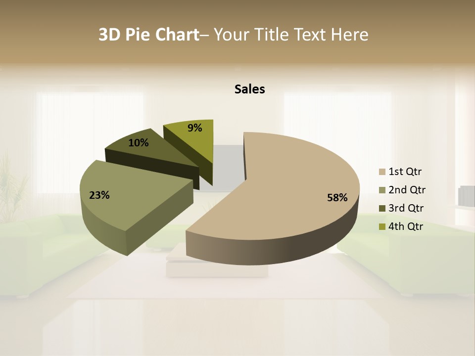 Interior Green Expensive PowerPoint Template