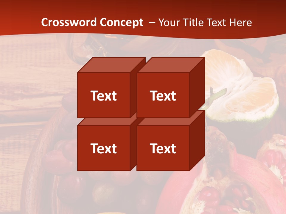 Wine Organic Red PowerPoint Template