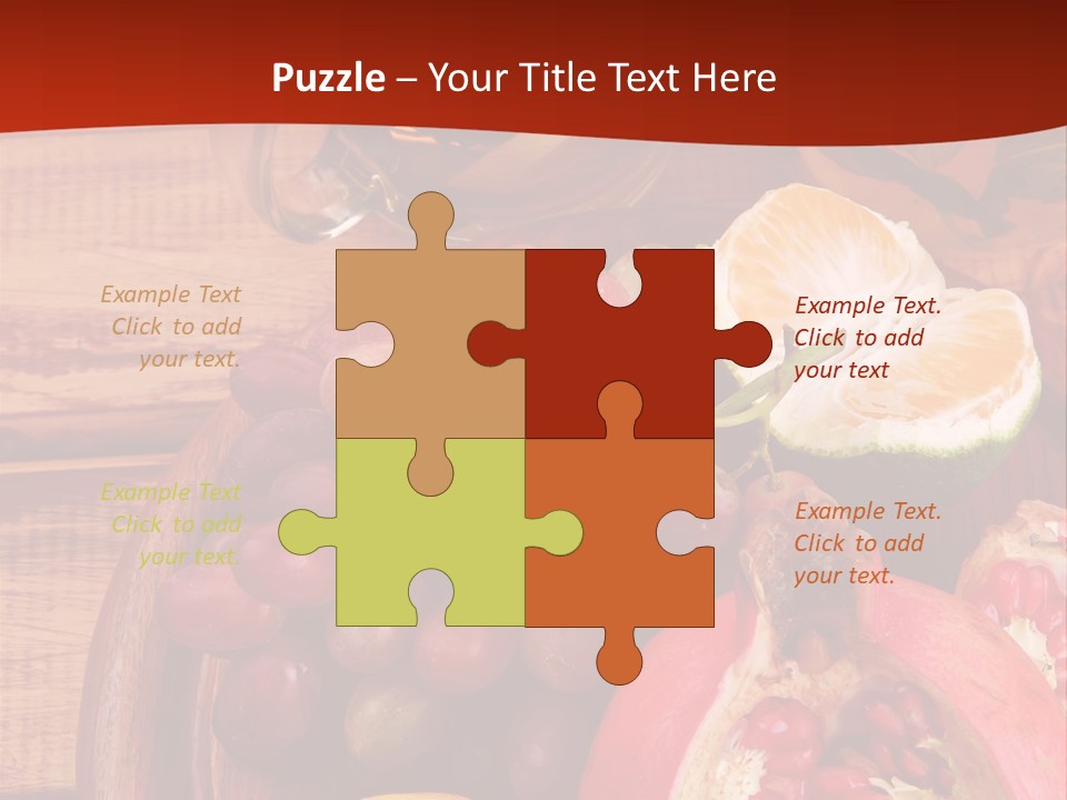 Wine Organic Red PowerPoint Template