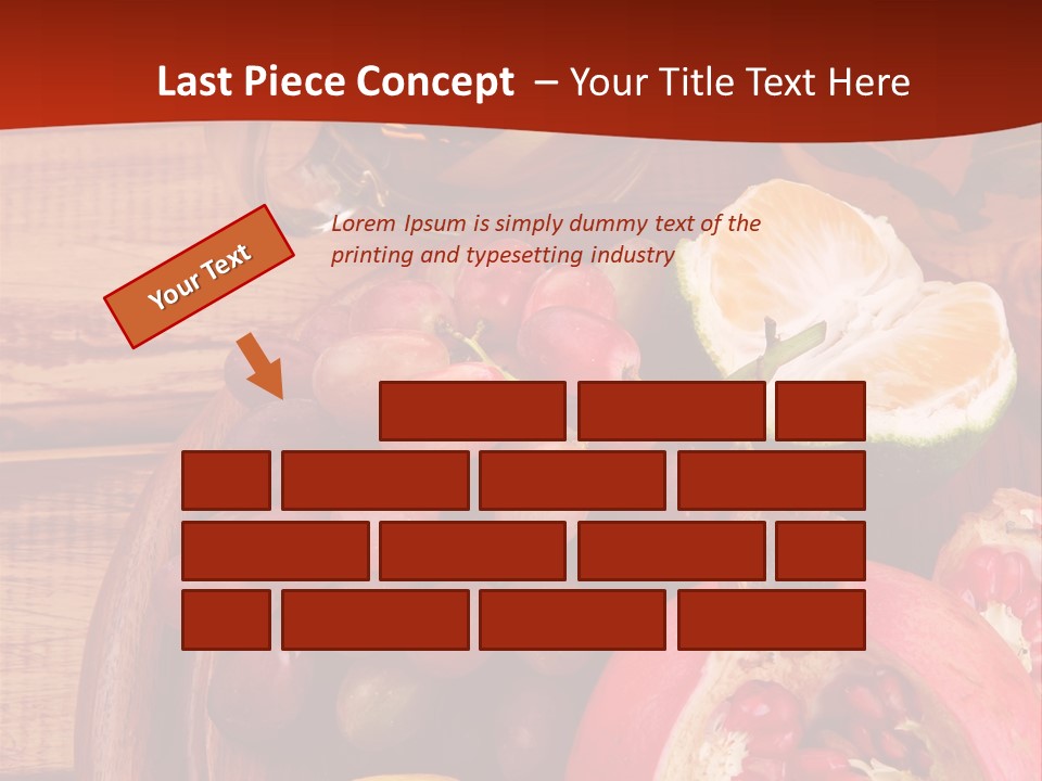 Wine Organic Red PowerPoint Template