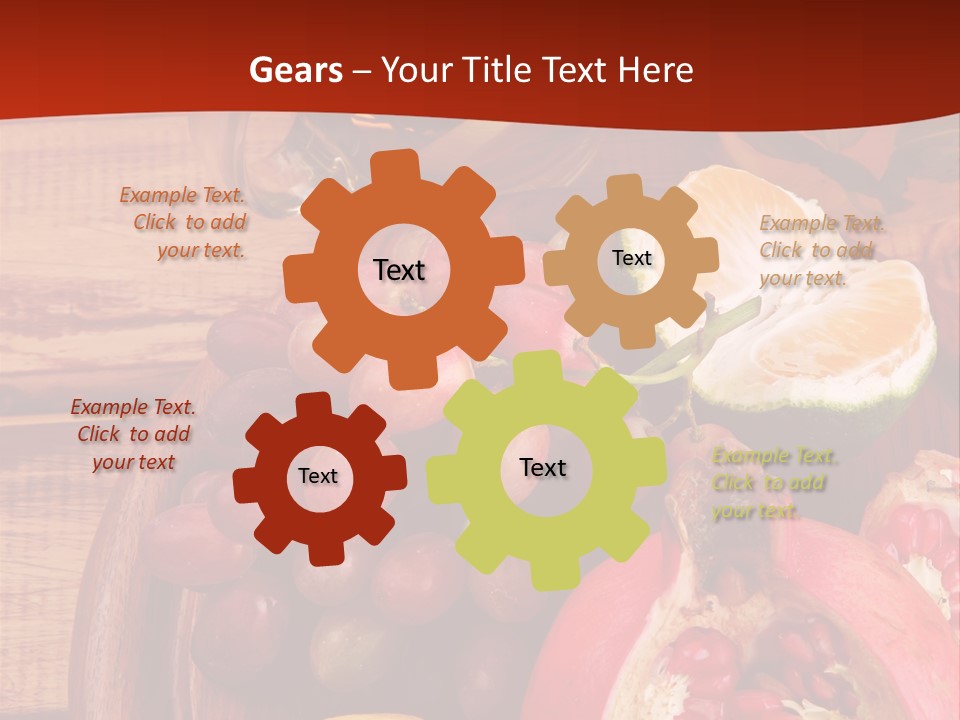 Wine Organic Red PowerPoint Template