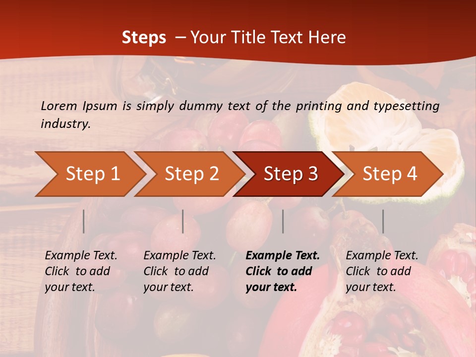 Wine Organic Red PowerPoint Template