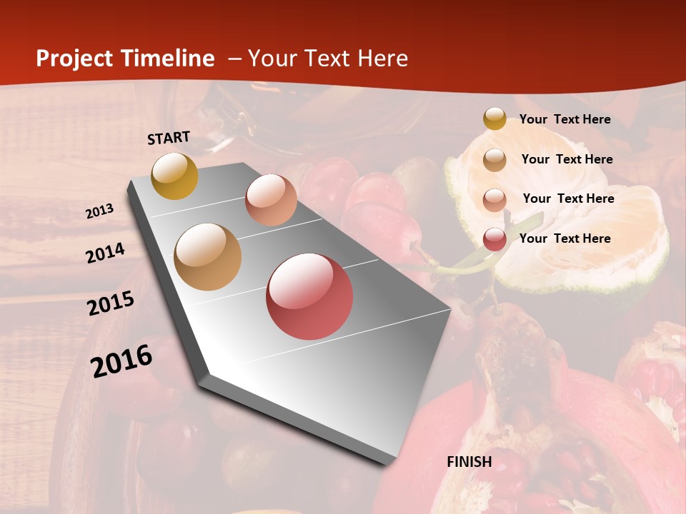 Wine Organic Red PowerPoint Template