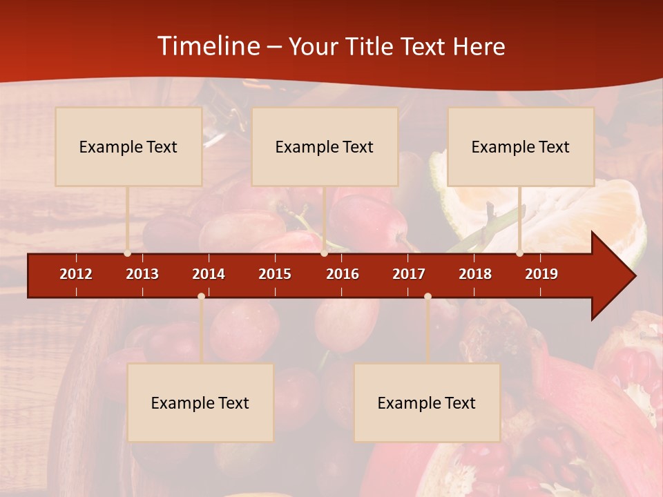 Wine Organic Red PowerPoint Template