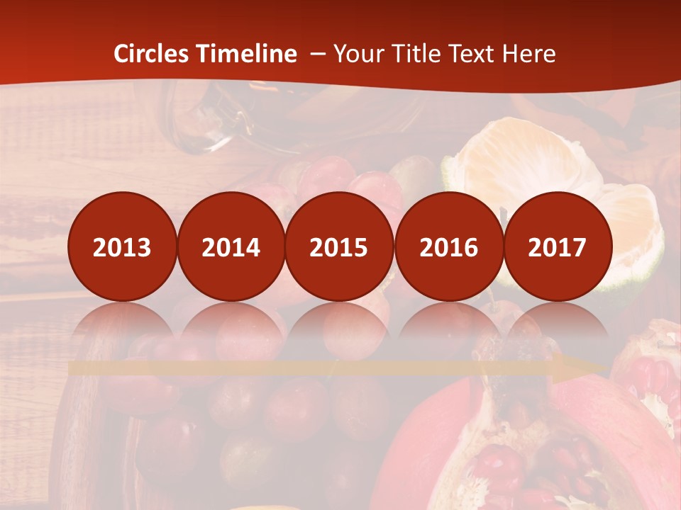 Wine Organic Red PowerPoint Template