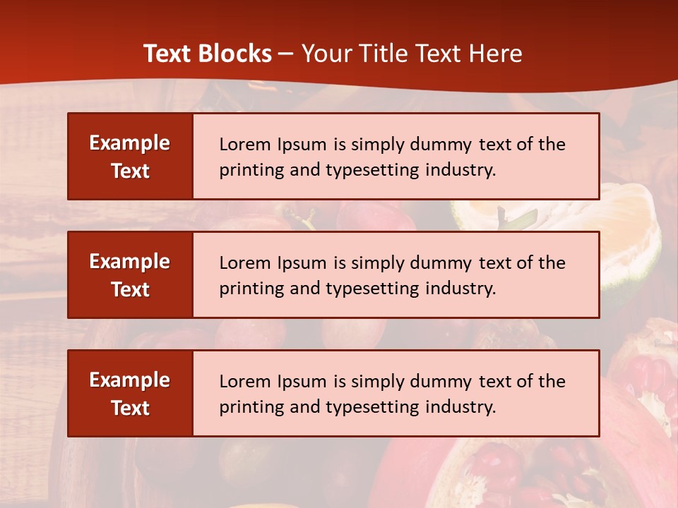 Wine Organic Red PowerPoint Template