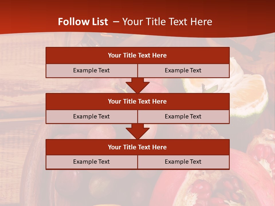 Wine Organic Red PowerPoint Template