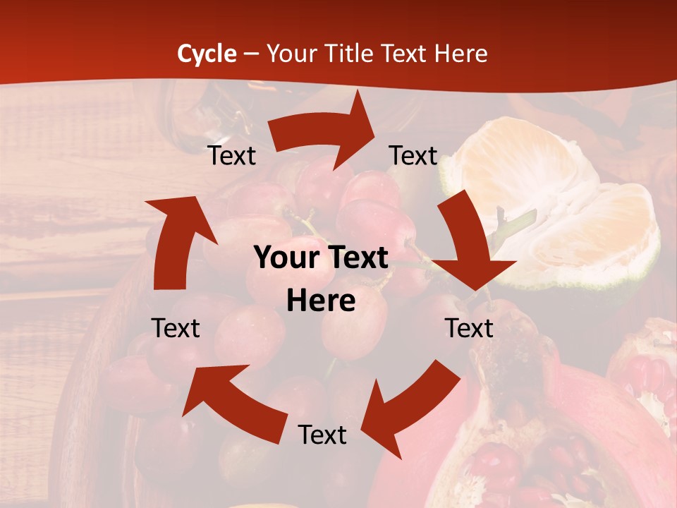 Wine Organic Red PowerPoint Template