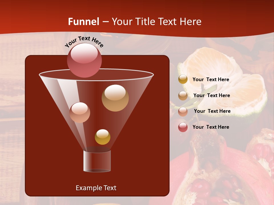 Wine Organic Red PowerPoint Template