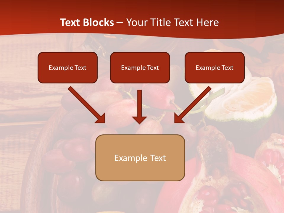 Wine Organic Red PowerPoint Template