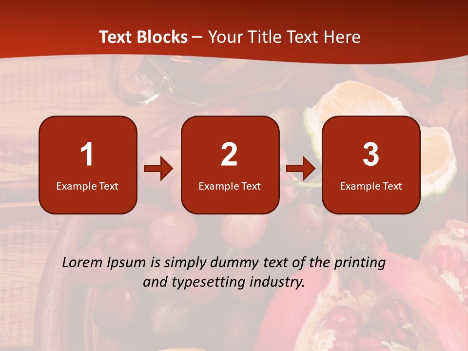 Wine Organic Red PowerPoint Template