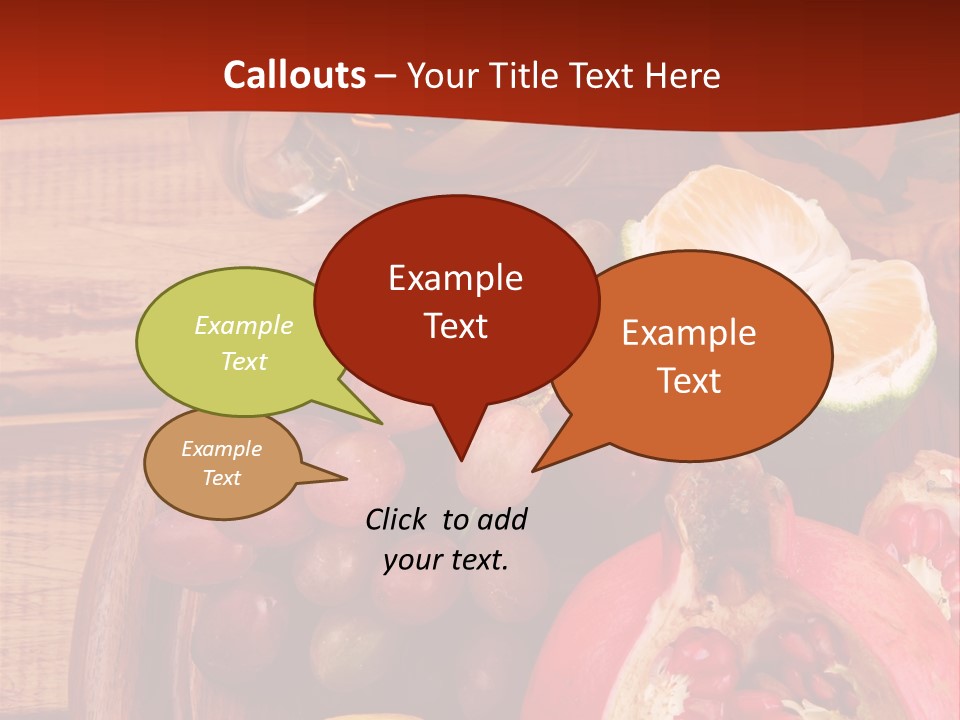 Wine Organic Red PowerPoint Template