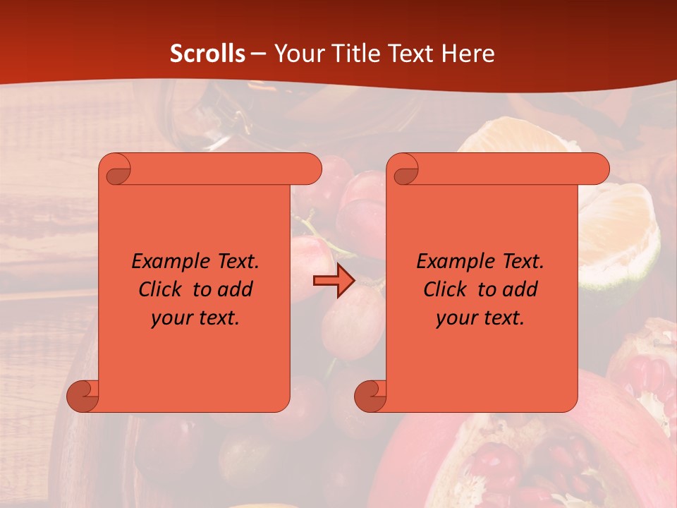 Wine Organic Red PowerPoint Template