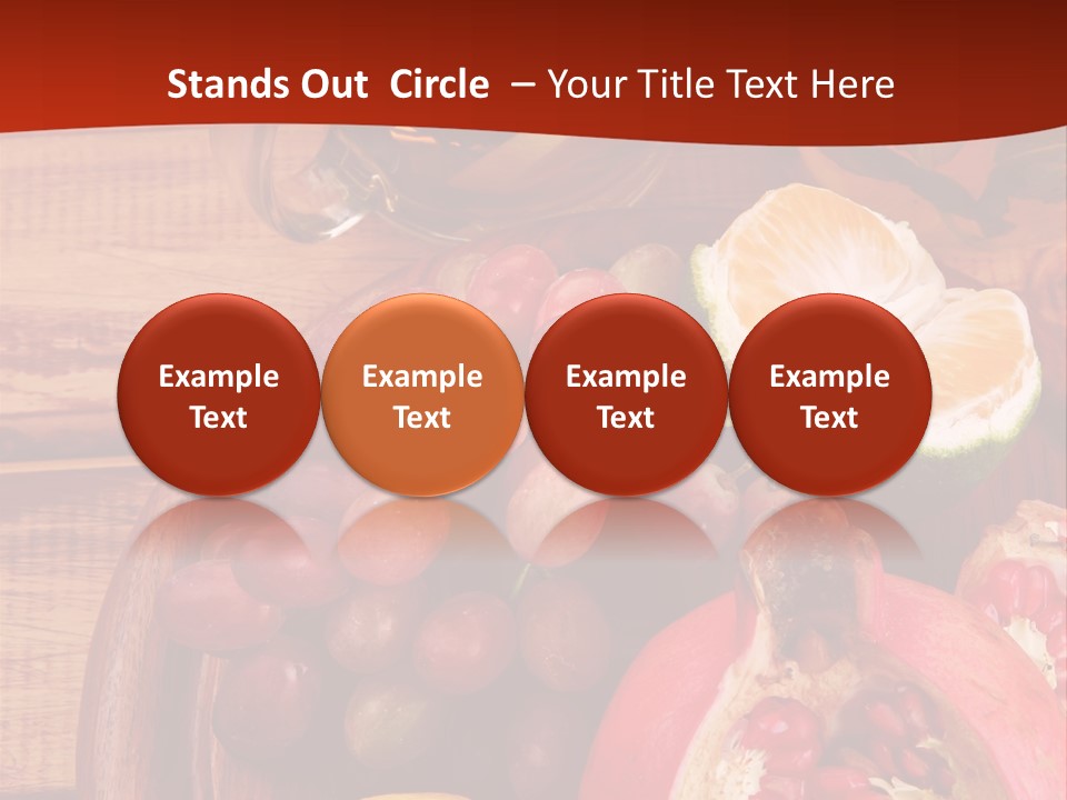 Wine Organic Red PowerPoint Template