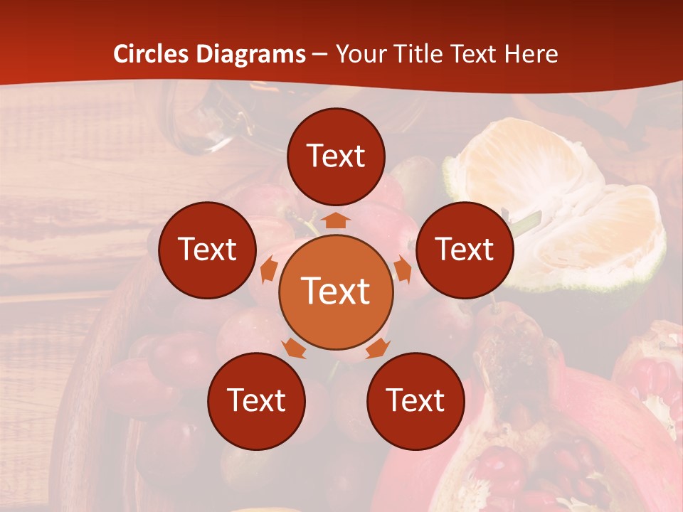 Wine Organic Red PowerPoint Template