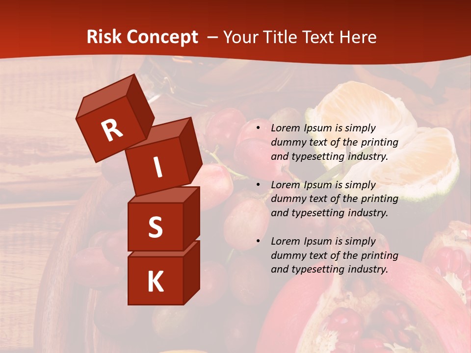 Wine Organic Red PowerPoint Template