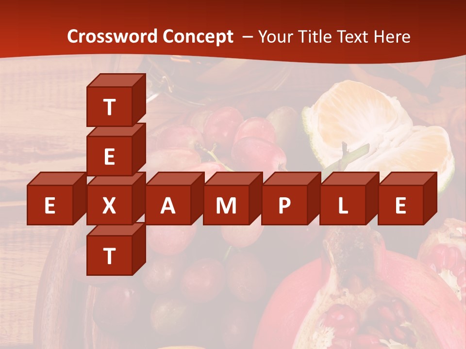 Wine Organic Red PowerPoint Template