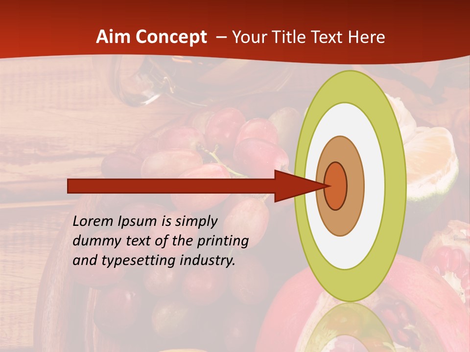 Wine Organic Red PowerPoint Template