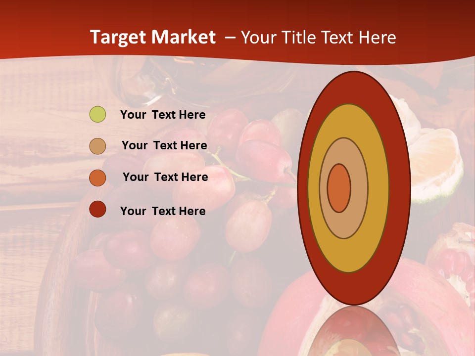 Wine Organic Red PowerPoint Template