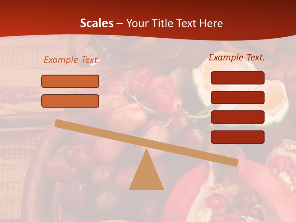 Wine Organic Red PowerPoint Template