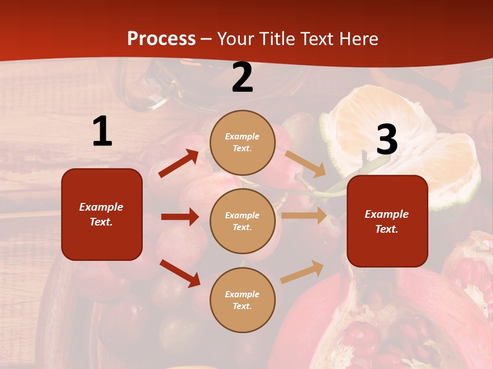 Wine Organic Red PowerPoint Template