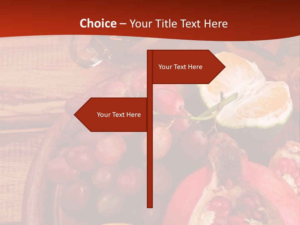 Wine Organic Red PowerPoint Template