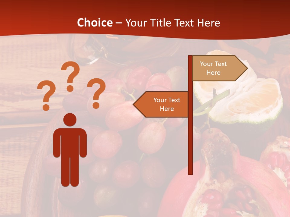 Wine Organic Red PowerPoint Template