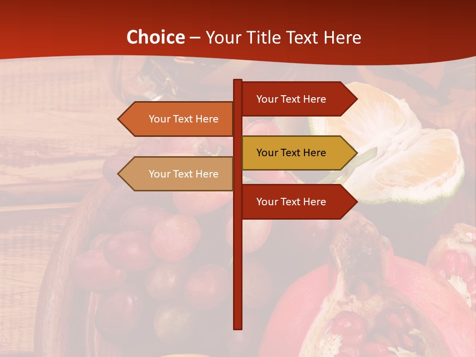 Wine Organic Red PowerPoint Template