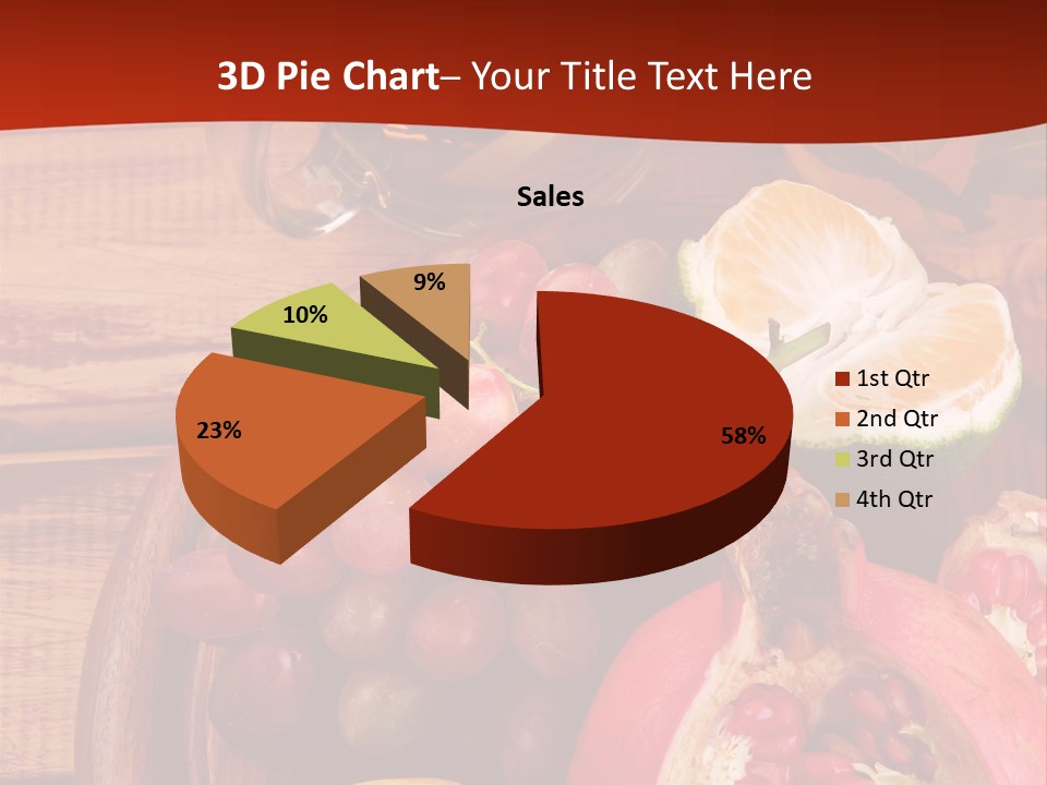 Wine Organic Red PowerPoint Template