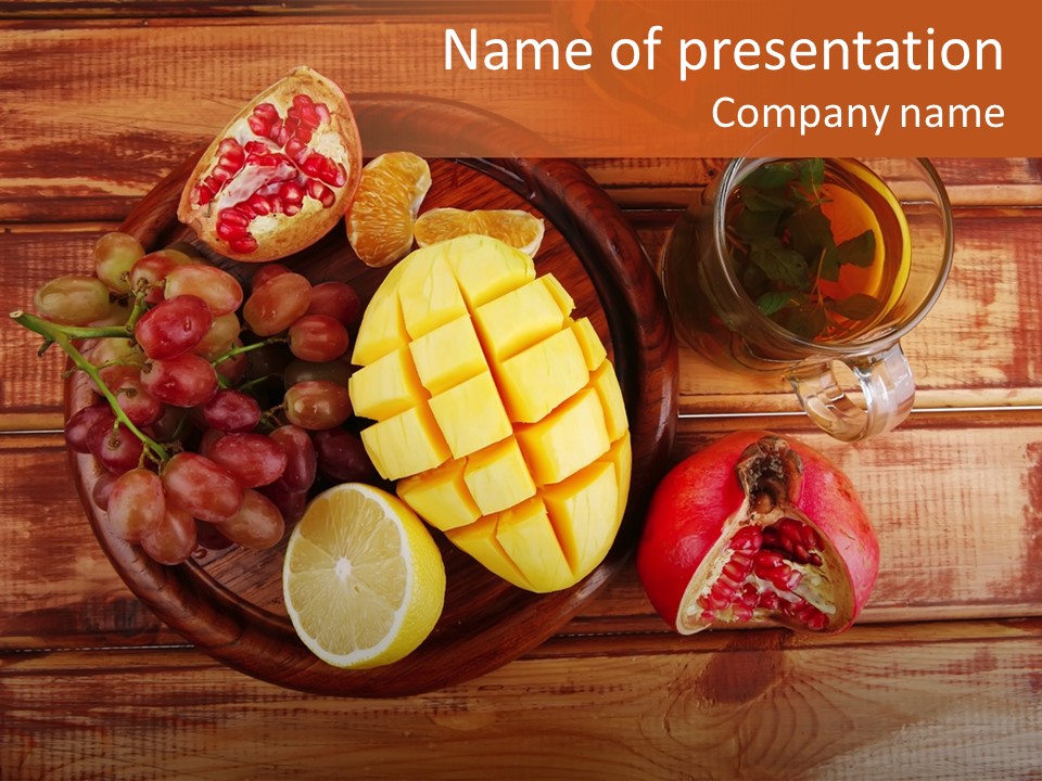 Branch Vitamins Mug PowerPoint Template