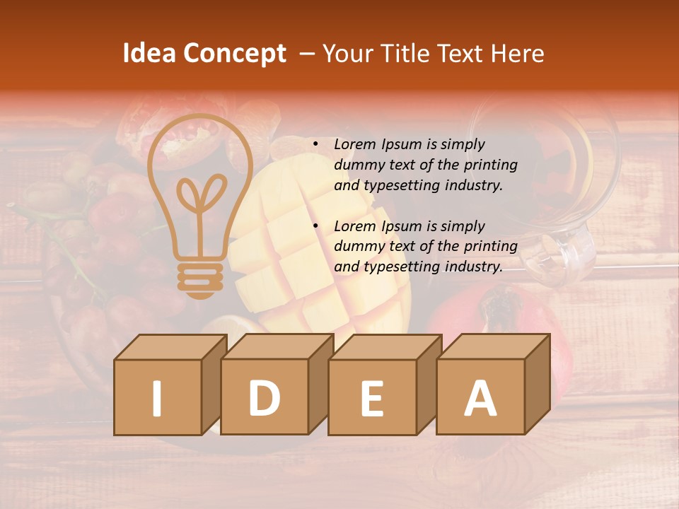 Branch Vitamins Mug PowerPoint Template