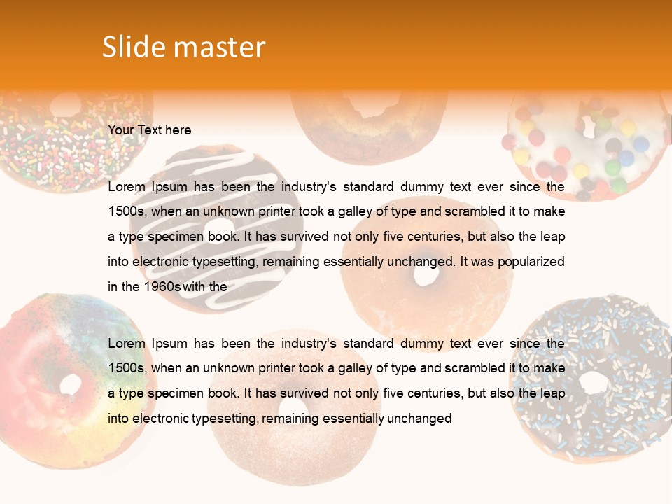 Box Donuts PowerPoint Template