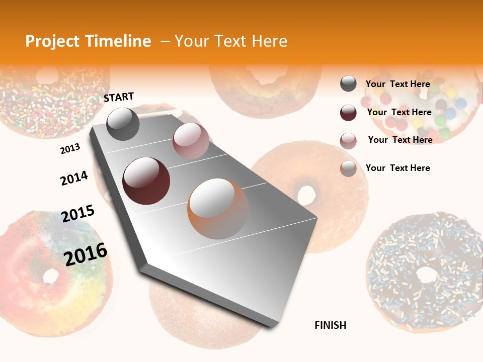 Box Donuts PowerPoint Template